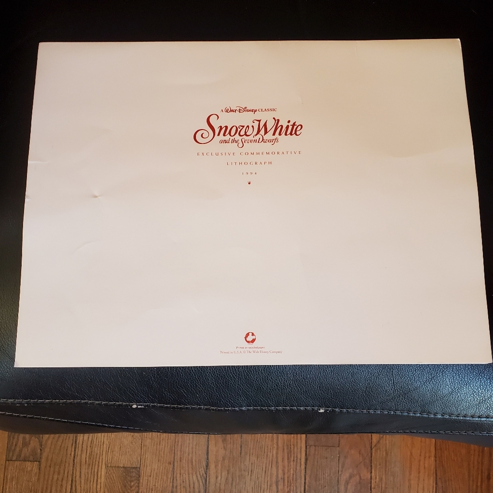 VINTAGE Disney Commemorative Lithograph 1994 - Picture 5 of 11